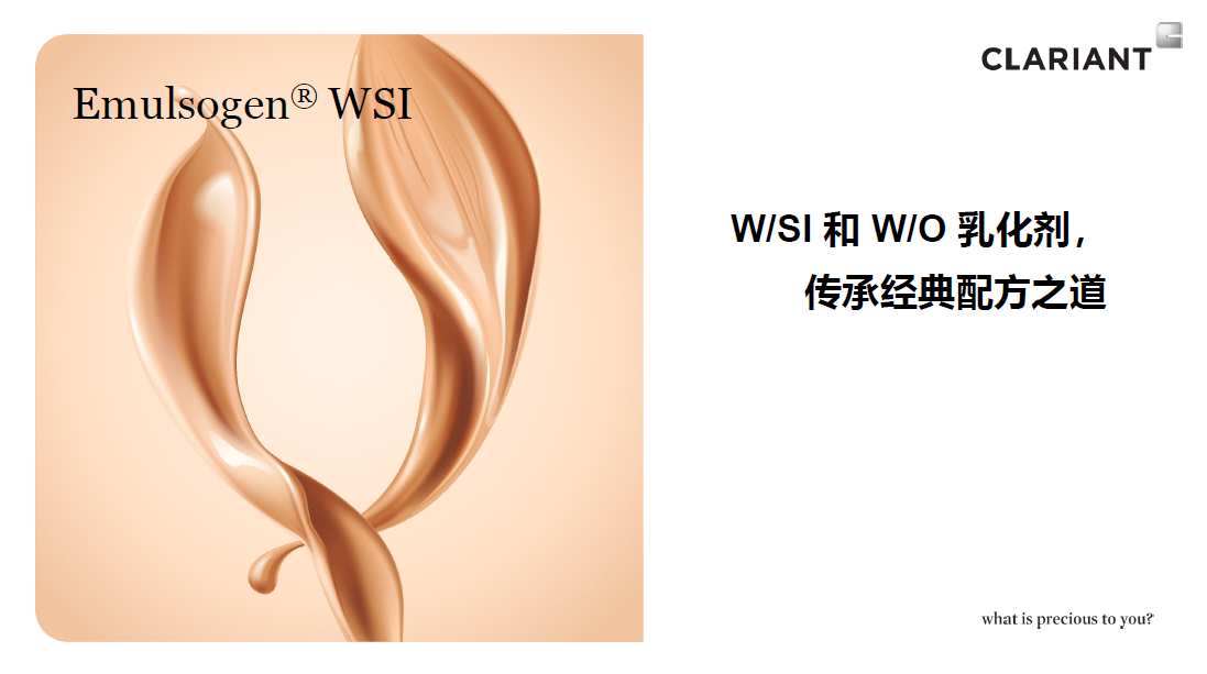 低粘粉底的首选-WSI