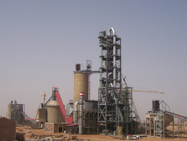 苏丹Alsalam2500t/d熟料水泥生产线项目