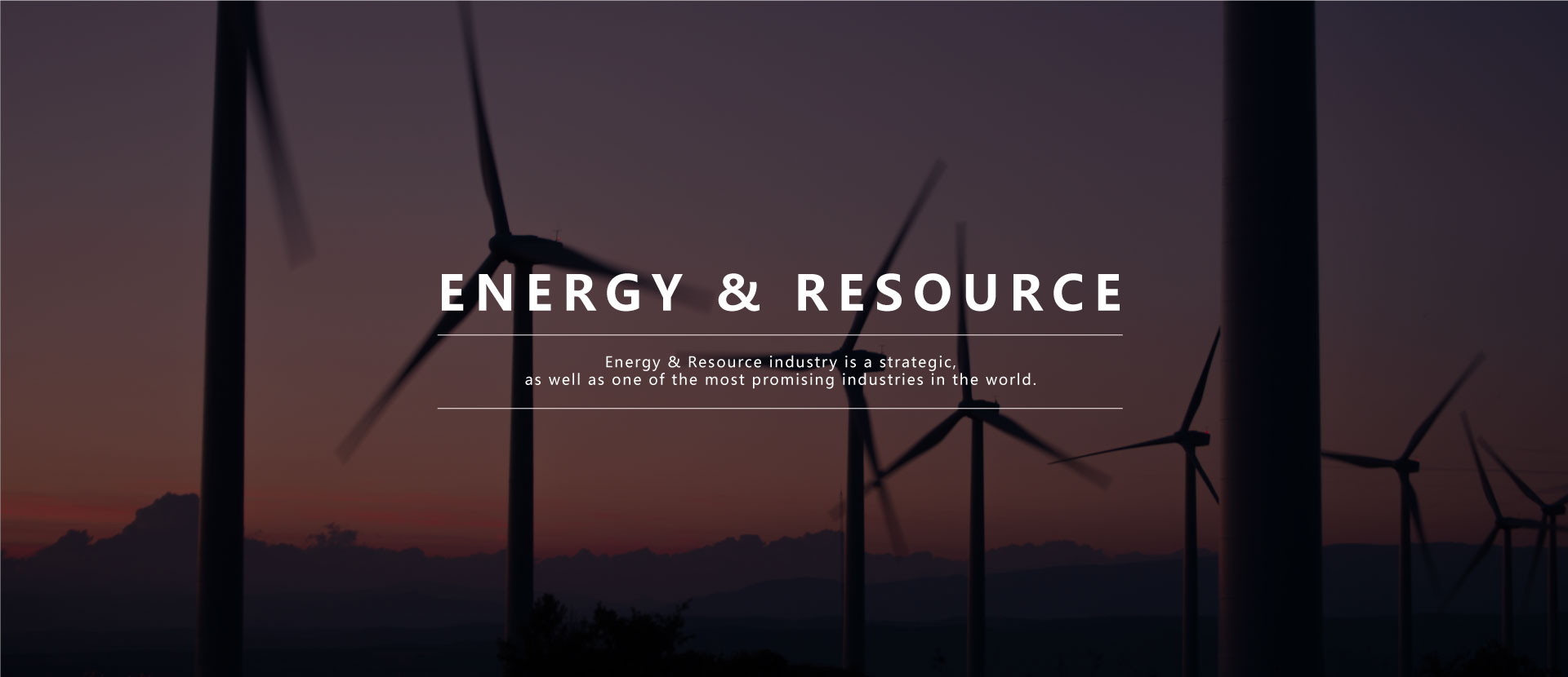 energy & resource