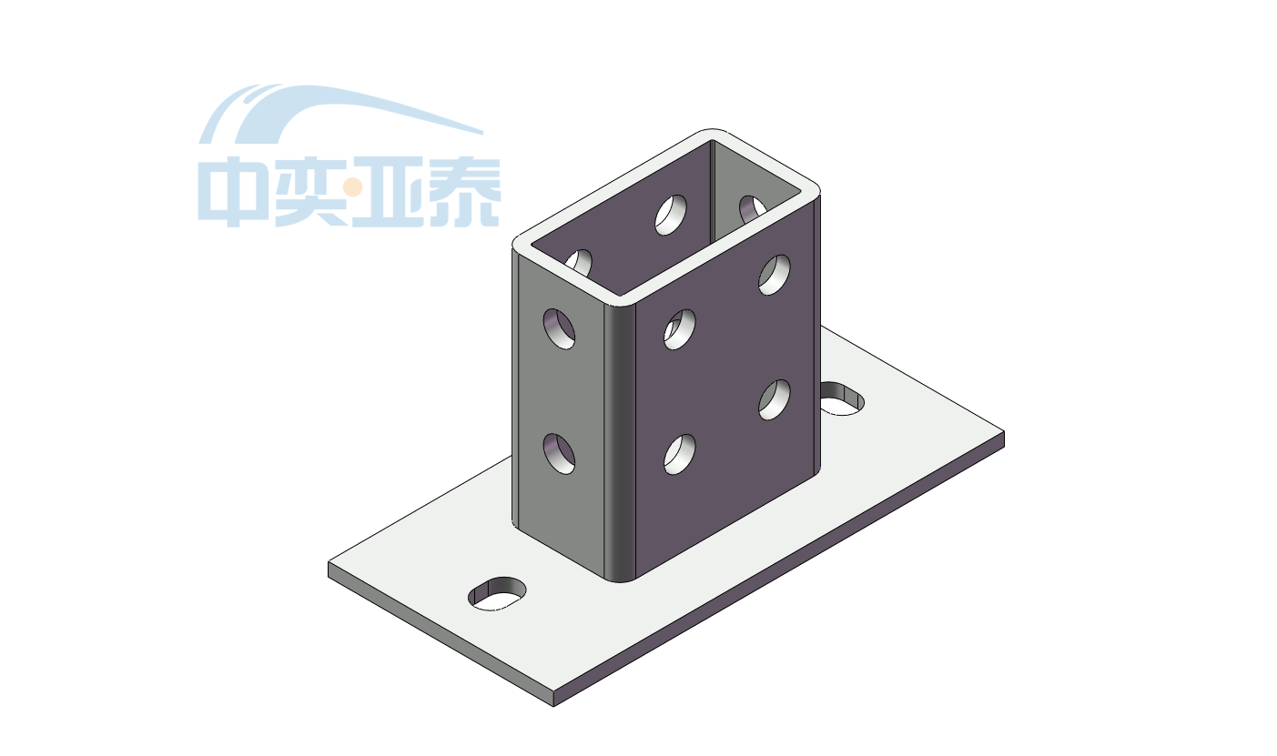 双拼槽钢底座