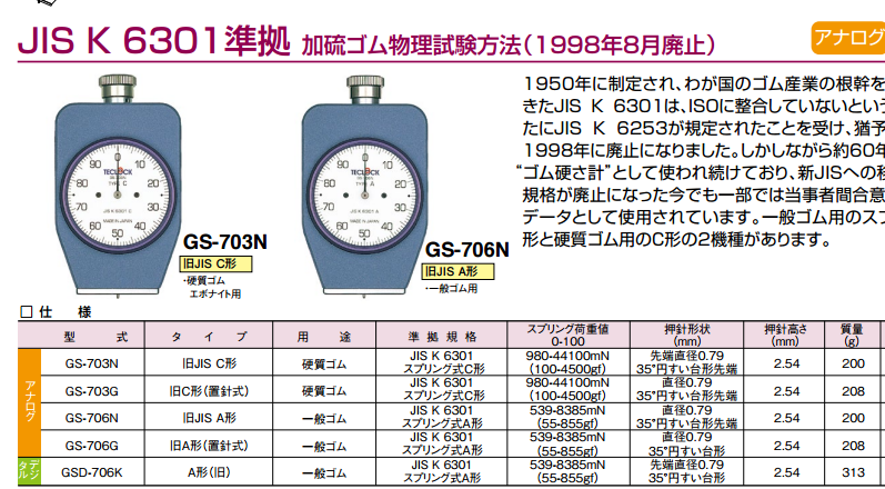 TECLOCK得樂硬度計GS-779G