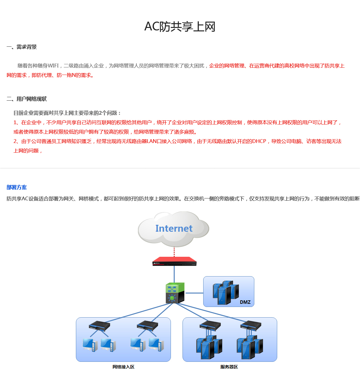 AC防共享上網(wǎng)