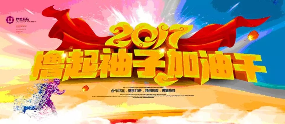 2017,撸起袖子加油干!