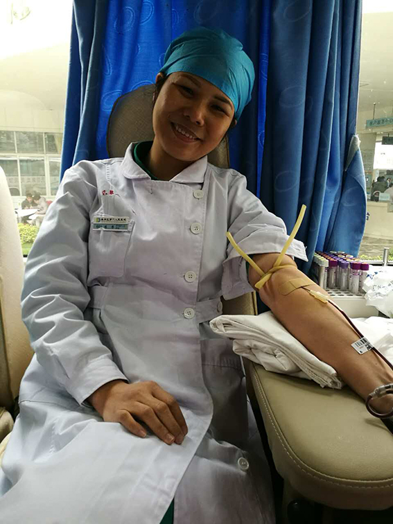 捐热血 献爱心----我院员工参加无偿献血活动