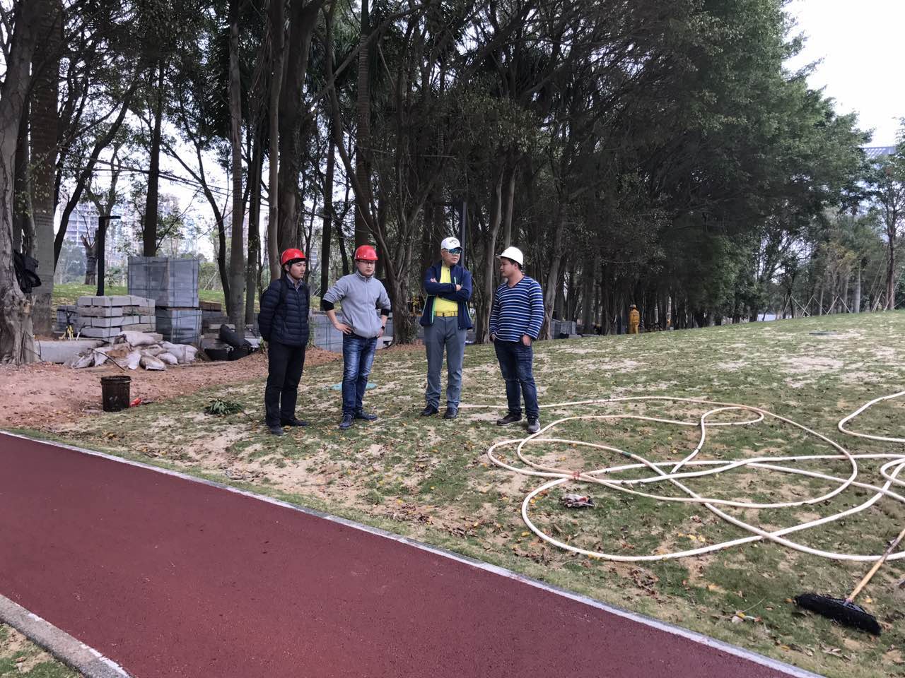 海川新材深圳香蜜公园路面施工总包工程项目进展顺利