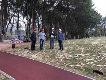深圳香蜜公园路面施工总包工程项目进展顺利