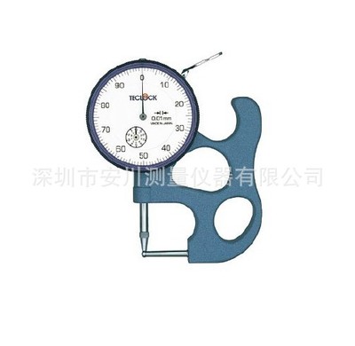 TECLOCK得樂小型測(cè)厚儀指針式手持測(cè)厚計(jì)TPM-116TPM-617618日本