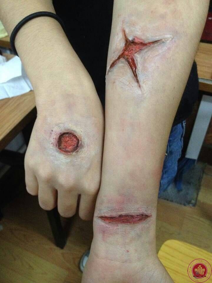枪伤特效