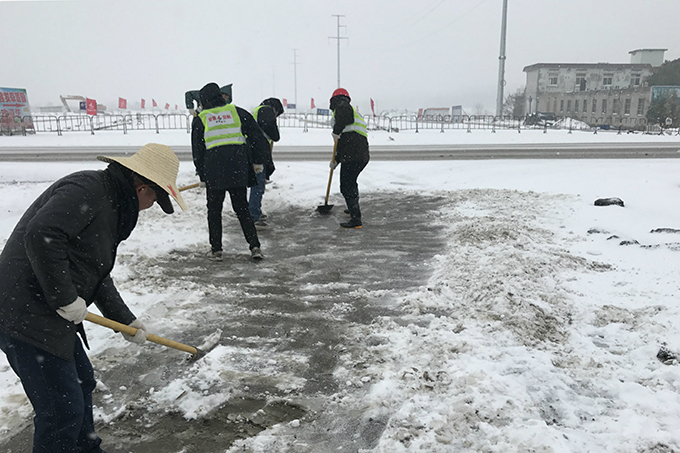 安徽交航學習宣傳貫徹黨的十九大精神系列報道之十一：風雪中的堅守