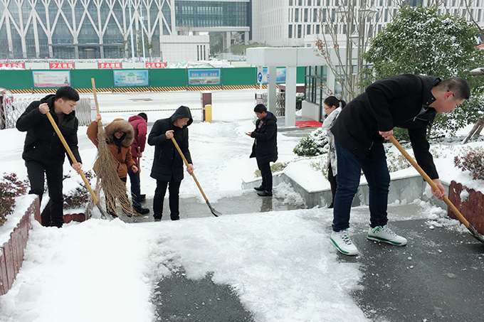 安徽交航學習宣傳貫徹黨的十九大精神系列報道之十一：風雪中的堅守