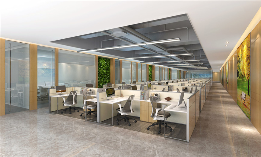 现代风写字楼室内设计诠释了新代企业特质 郑州办公楼装修哪家好