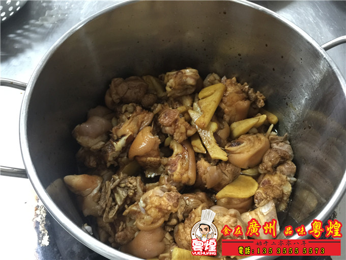 猪脚姜醋的做法 猪脚姜醋蛋培训 广东特色小吃培训