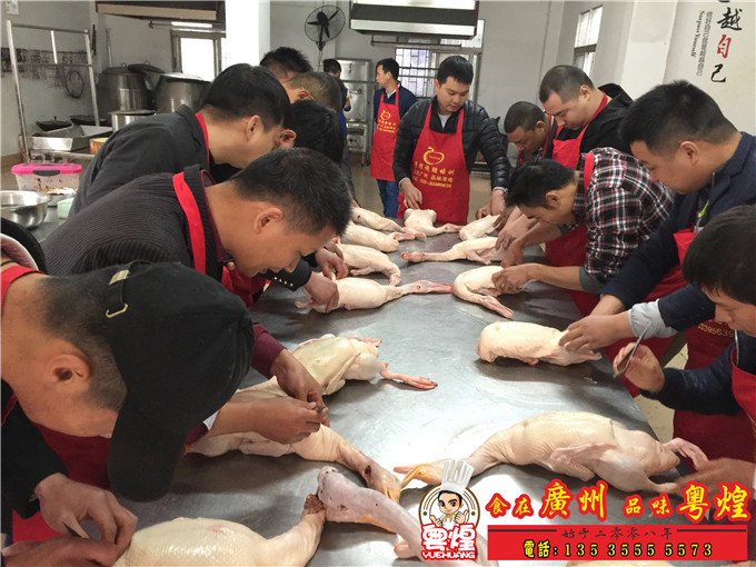 广式烧鸭技术培训 广州烤鸭培训 深井烧鹅的做法培训