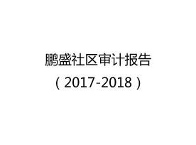 鹏盛社区审计报告（2017-2018）