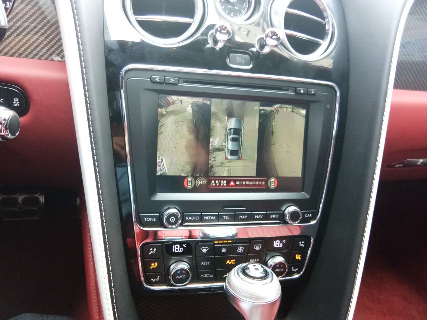 宾利欧陆安装车视野360度全景行车记录仪案例