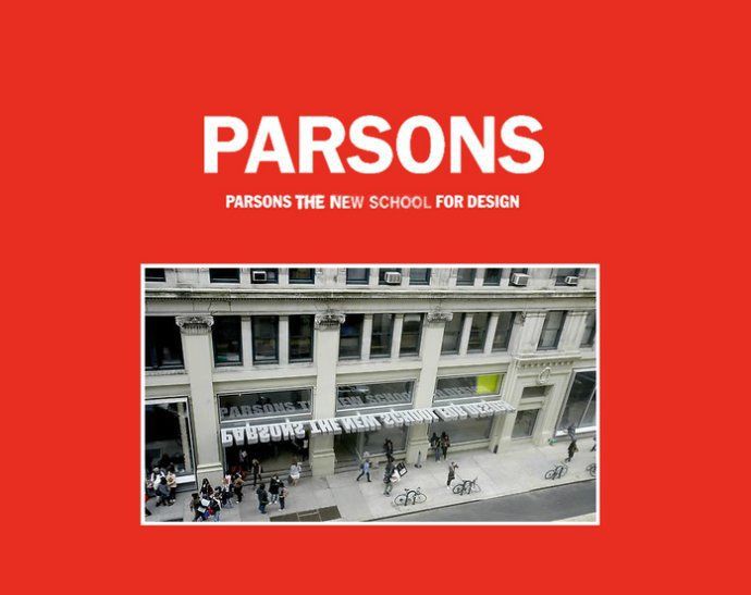 可别忘了加强语言成绩哦   parsons分为五个school