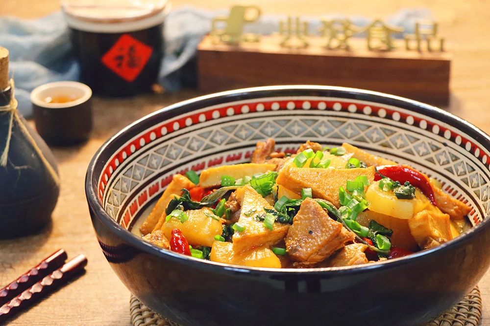 響油豆腐紫蘇燒鴨