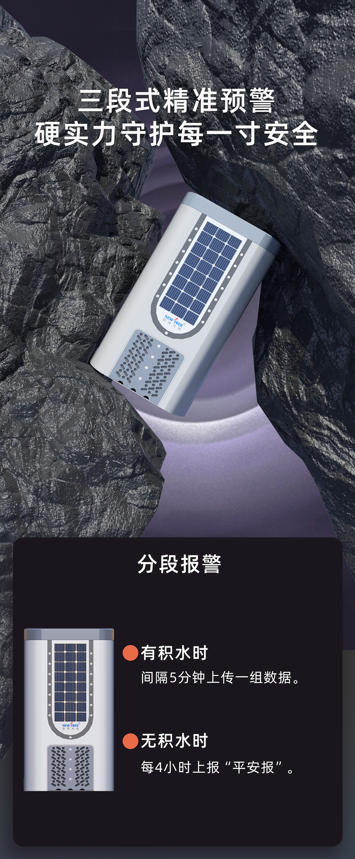 一体化内涝监测水位计（路沿型）