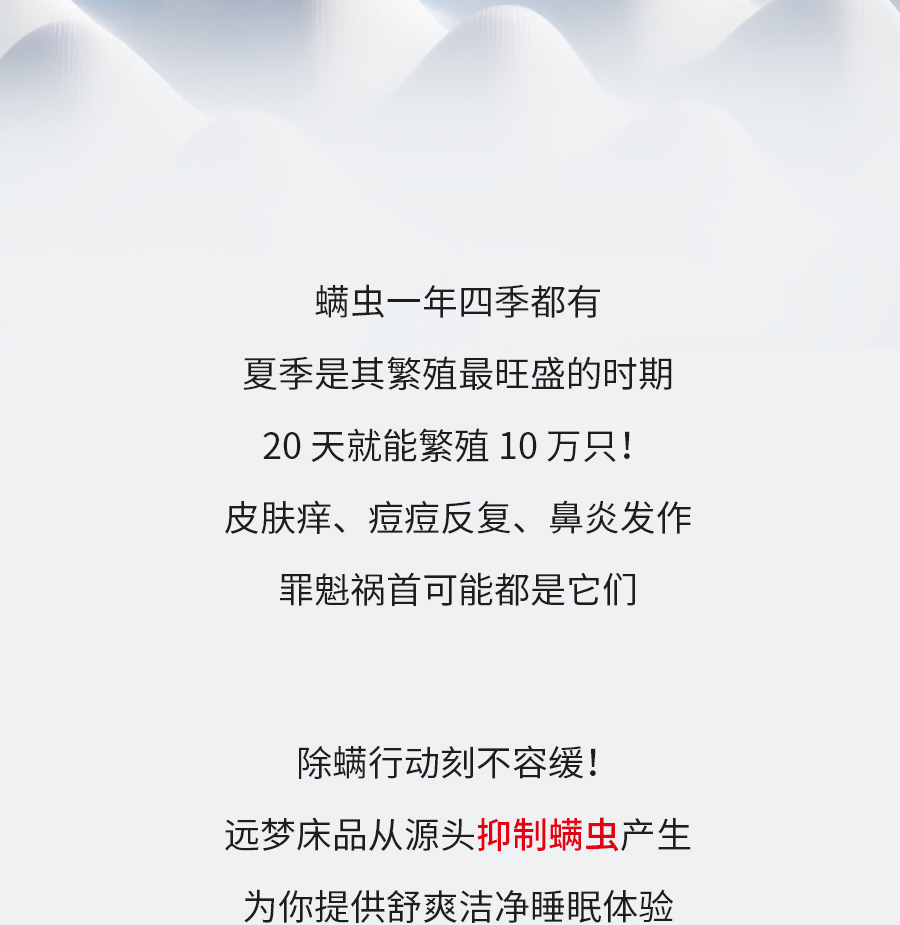 百万螨虫狂欢！夏季床品到底如何除螨？
