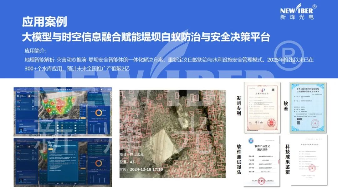 Ebpay(中国)光电携 “基于 AI 算法的空地一体堤防灾害防控系统” 亮相数字孪生水利创新论坛！