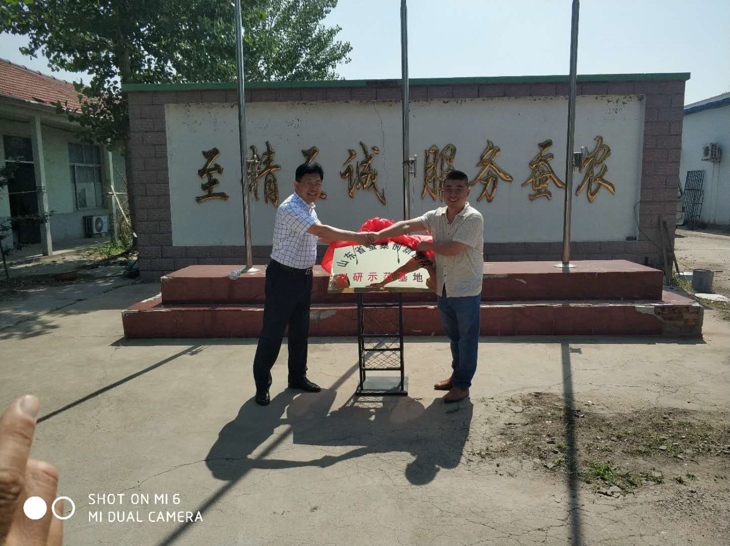 省蚕桑创新团队高密科研示范基地揭牌 省蚕桑创新团队高密科研示范基地揭牌
