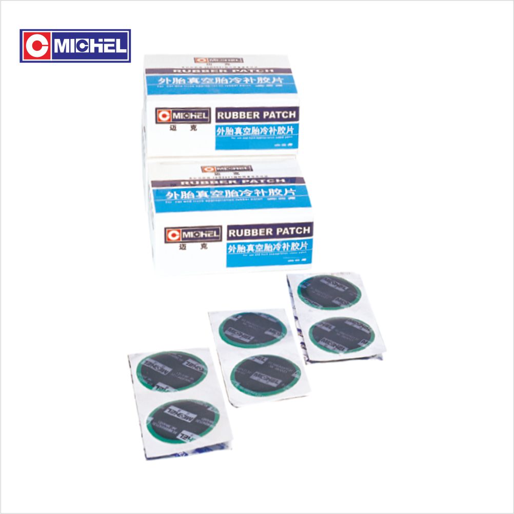 Car Round Natural Rubber Tire Tyre Cold Patch Inner Tube Tubeless Puncture Repair Patches 