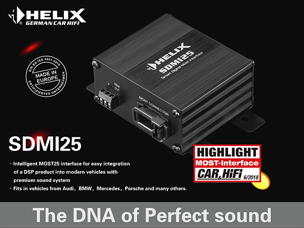 HELIX SDMI25光纤信号转换器：黑科技解决豪车原装音响升级