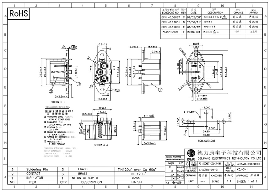 ACT5MD-03BL3B001