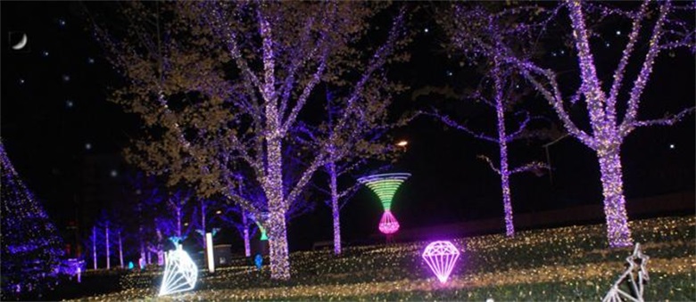 Decorative effect of outdoor LED lamp belt Decorative effect of outdoor LED lamp belt