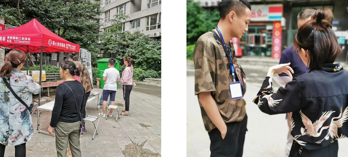 圆心装饰便民服务携维修翻新业务走进云景豪庭 圆心装饰便民服务携维修翻新业务走进云景豪庭