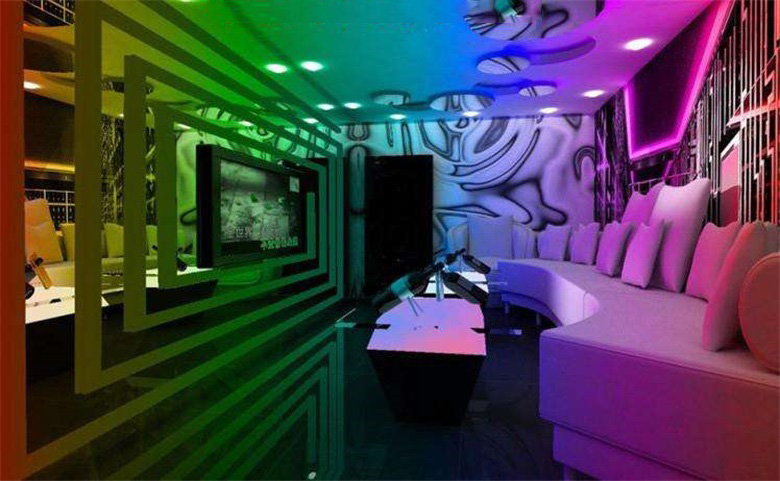 Decoration Effect of LED Lamp Strip in KTV Bathroom Decoration Effect of LED Lamp Strip in KTV Bathroom