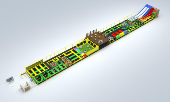 内蒙乌兰察布集宁区案例---蹦床主题乐园