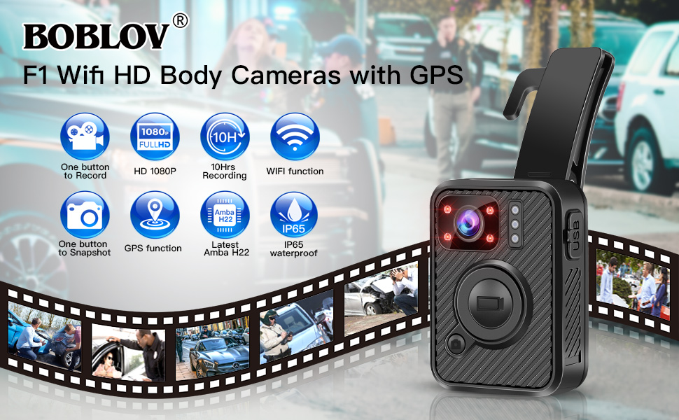 BOBLOV 1440P 2K Body Mounted Worn Camera WiFi Police Camera 10Hs Recording with GPS Night Vision Amba Latest H22 Technology BOBLOV 1440P 2K Body Mounted Worn Camera WiFi Police Camera 10Hs Recording with GPS Night Vision Amba Latest H22 Technology