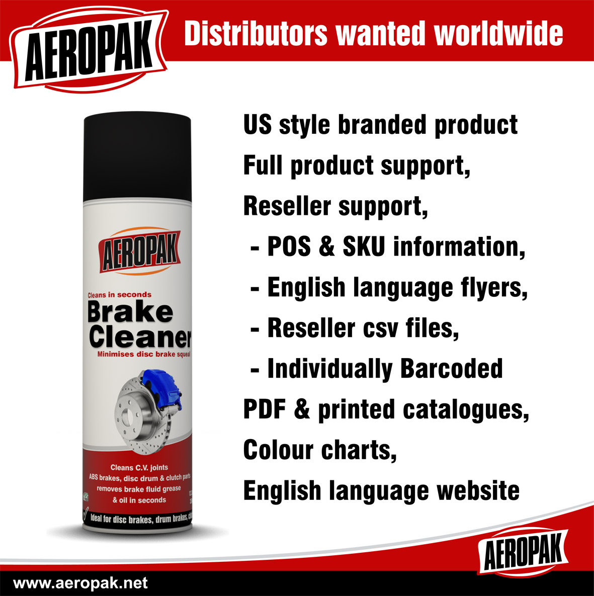 Aeropak Distributors wanted worldwide