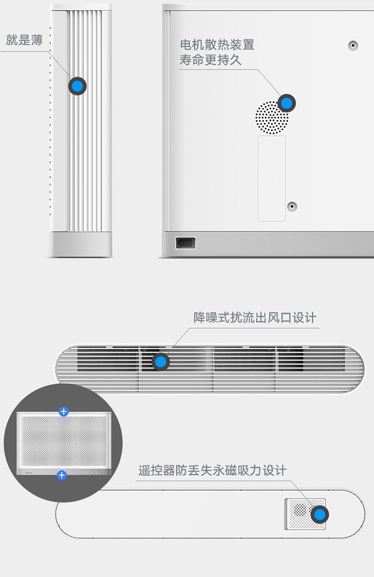 菲尔博德超薄壁挂净化器 菲尔博德超薄壁挂净化器