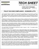 Lift Table Code Compliance