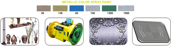 AEROPAK Metallic Spray Colors