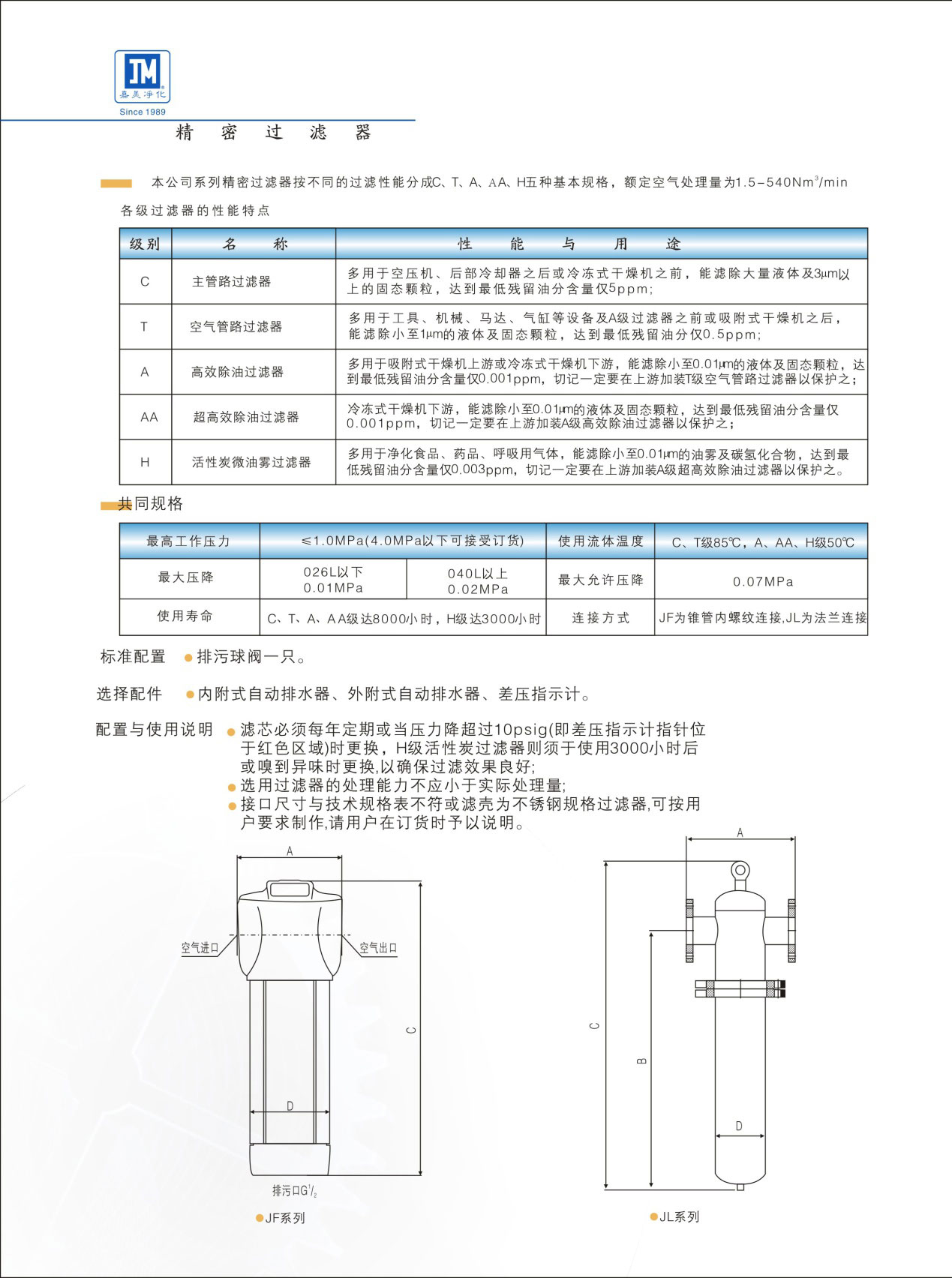 精密过滤器