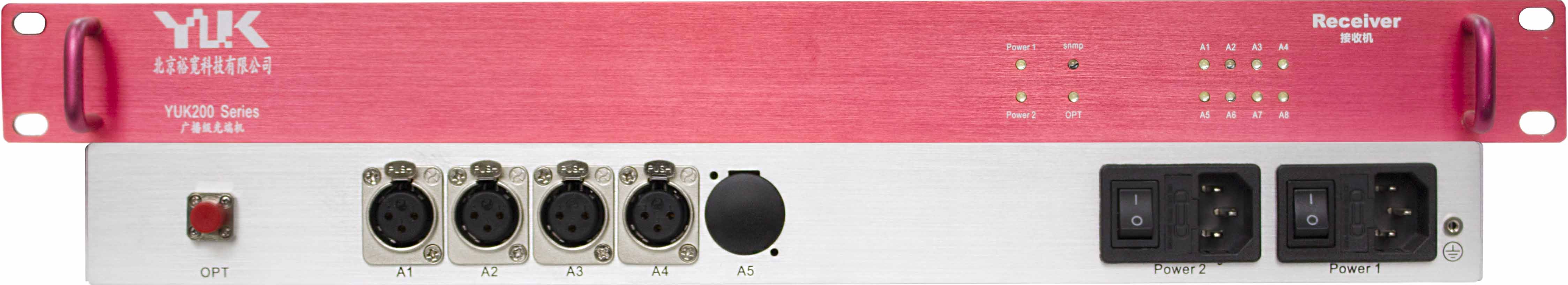 4路AES/EBU数字音频光端机