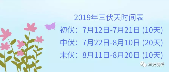 三伏天养生“秘笈”早知道!附:2019三伏天时间表 三伏天养生“秘笈”早知道!附:2019三伏天时间表