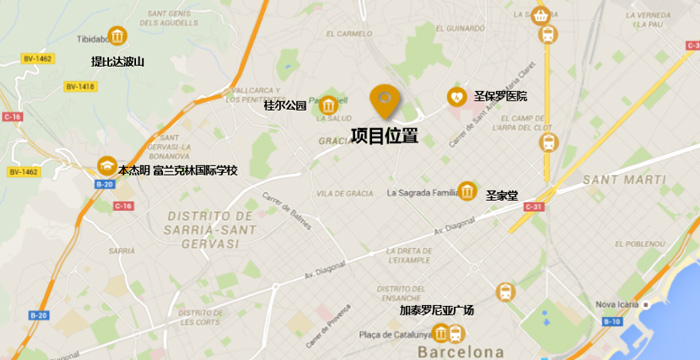 巴塞罗那现代主义设计公寓 巴塞罗那现代主义设计公寓