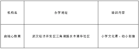 武汉10区公布2019上半年校外培训机构黑名单！