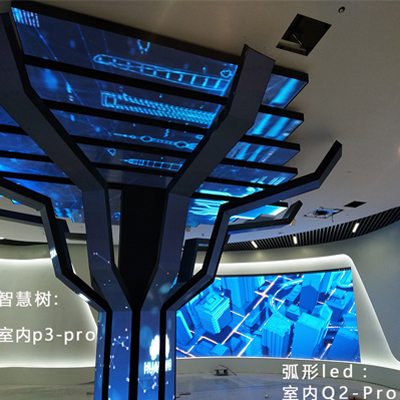 杭州5G-智慧树、弧形led屏