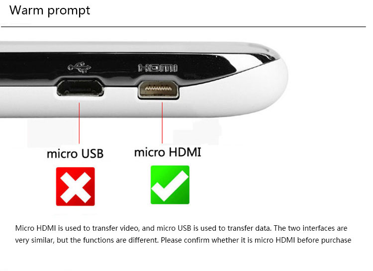 Micro HDMI to HDMI	