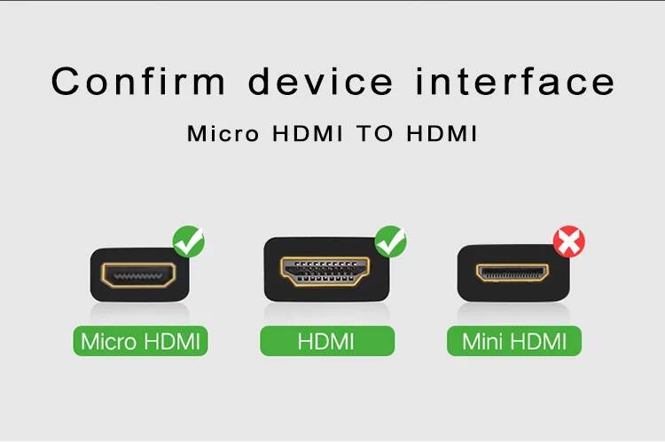 Micro HDMI to HDMI	