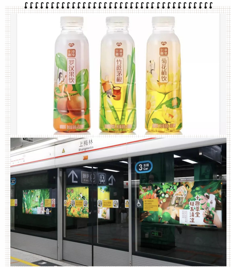 深圳地铁广告2019上半年主要潮饮品牌发布案例