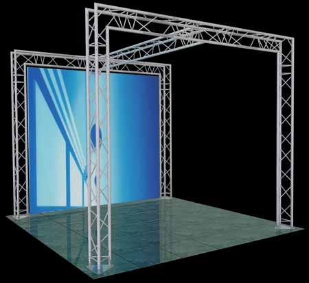 S008TDT-10'x 10' Triangle Display Truss