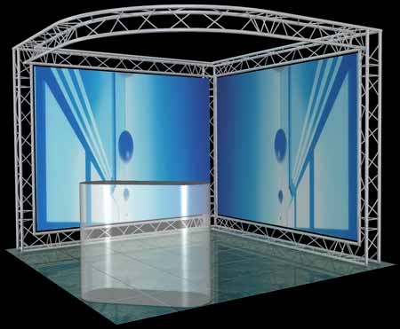 S011TDT-10'x 10' Triangle Display Truss