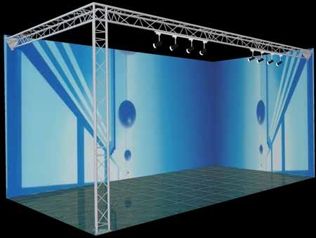 M001TDT - 20'x10' Triangle Display Truss