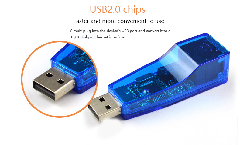 USB2.0 to Lan adaptor